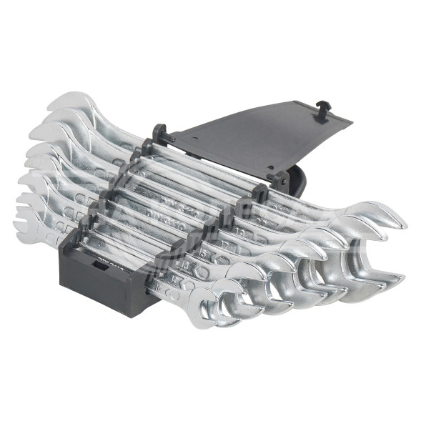 Набор ключей рожковых 8 пр. (8*10,10*12,12*13,14*15,13*17,17*19,19*22,22*24мм) пласт. держатель