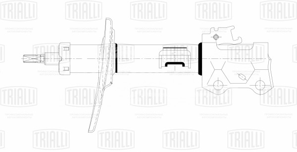 Амортизатор (стойка) передний правый для автомобиля Toyota RAV4 (13-)/Lexus NX (14-)