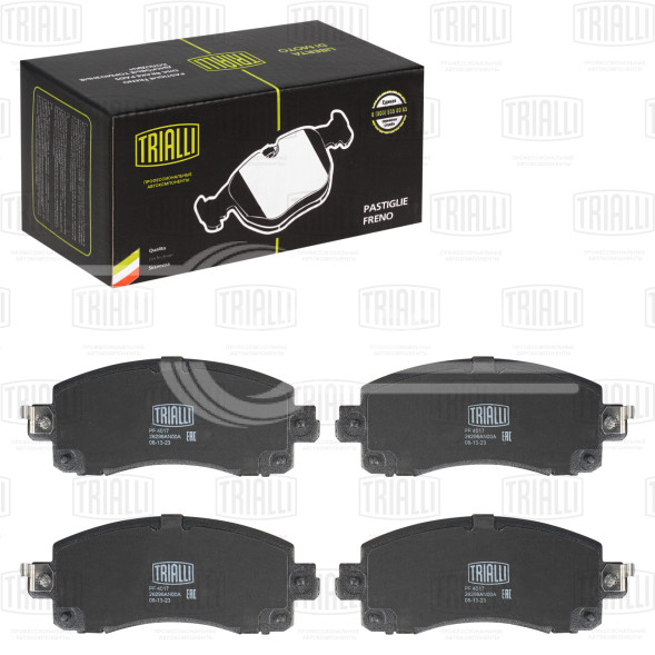 Колодки тормозные дисковые передние для автомобилей Subaru XV (17-)