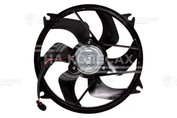 Электровентилятор охлаждения для автомобилей Peugeot 307 (00-)/308 (07-)/Citroen C4 (04-) (с кожухом)