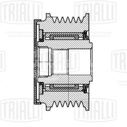 Ролик генератора (обгонная муфта) для автомобиля Mitsubishi Lancer X (07-) 1.8/2.0