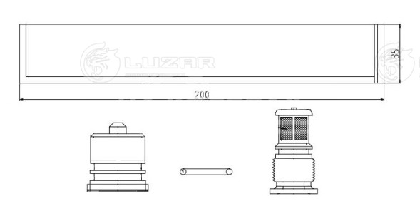 Осушитель кондиционера для автомобилей Toyota/Lexus/Suzuki