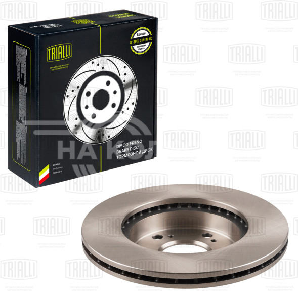 Диск тормозной передний для автомобилей Honda Civic VII-VIII (01-) d=262