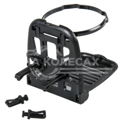 Держатель напитков на дефлектор, складной, черный/серый