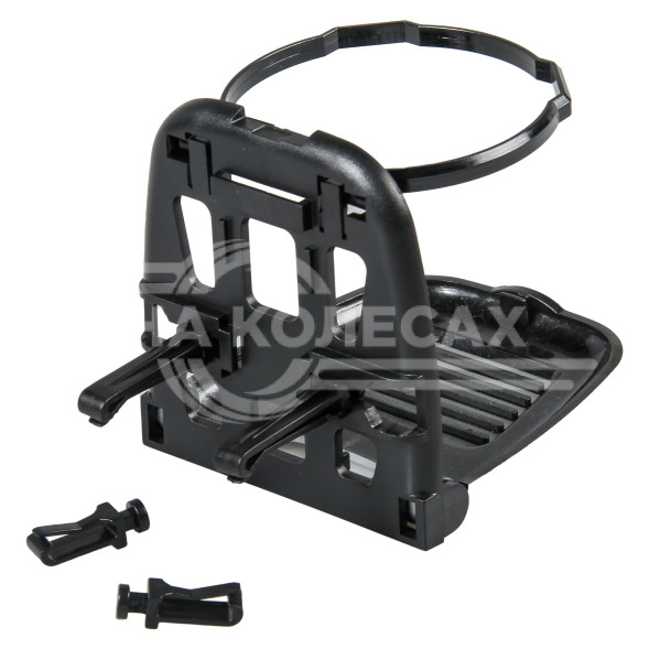 Держатель напитков на дефлектор, складной, черный/серый