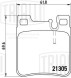 Колодки тормозные для автомобилей Mercedes E (W210) (95-) дисковые задние 62x70