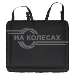 Органайзер на спинку заднего сиденья, 2/3, цельный, с карманами, цвет черный