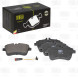 Колодки тормозные для автомобилей Mercedes A (W169) (04-) 2.0i/2.0D дисковые передние (в комплекте с датчиком)