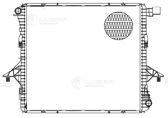 Радиатор охлаждения для автомобилей Volkswagen Amarok (09-)