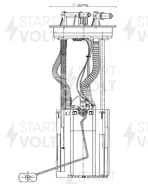 Модуль топливного насоса для автомобилей Chery Indis (10-) 1.3i