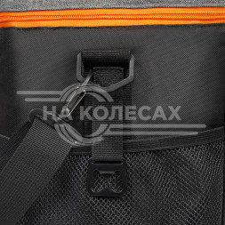 Сумка-холодильник (термосумка) PRO, 27л, 40*31*22см, водонепр., чер./сер.