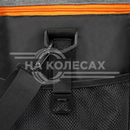 Сумка-холодильник (термосумка) PRO, 27л, 40*31*22см, водонепр., чер./сер.