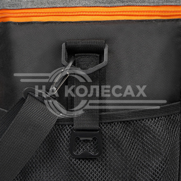 Сумка-холодильник (термосумка) PRO, 27л, 40*31*22см, водонепр., чер./сер.