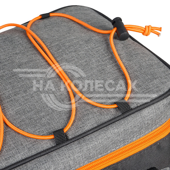 Сумка-холодильник (термосумка) PRO, 27л, 40*31*22см, водонепр., чер./сер.