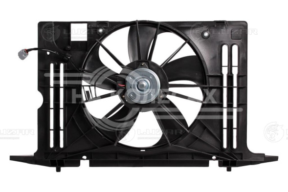 Электровентилятор охлаждения для автомобилей Toyota Corolla (E150) (07-)/Auris (09-) 1.4i/1.6i (с кожухом)