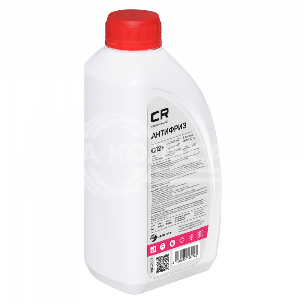 Антифриз G12+ OAT -40°С, красный, готовый к применению, 1кг/0.94л
