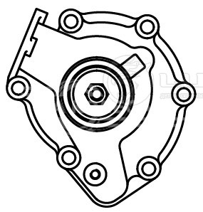 Насос водяной для автомобилей Scania 3 (87-) [DS11/DSC11]