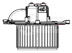 Электровентилятор отопителя для автомобилей Citroen Berlingo II (08-)/Peugeot Partner II (08-)