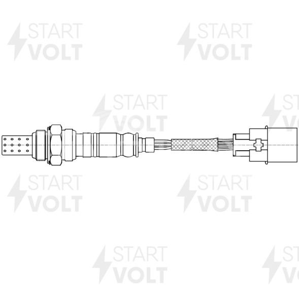 Датчик кислорода для автомобилей Mitsubishi Outlander XL (06-) 3.0i после катализатора правый