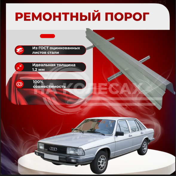 Ремонтные пороги Audi 100 (C2)