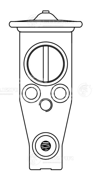 Клапан расширительный кондиционера (ТРВ) для автомобилей Corolla (07-)/RAV-4 (06-)