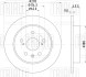 Диск тормозной задний для автомобилей Suzuki SX4 (06-) / Fiat Sedici (06-) d=278