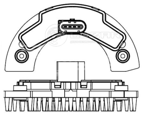 Резистор электровентилятора отопителя для автомобилей Volvo FH12 (93-)/FM12 (98-)