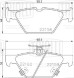 Колодки тормозные задние для автомобилей Subaru XV (17-)