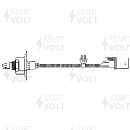 Датчик кислорода для автомобилей Hyundai Santa Fe (06-)/KIA Sorento (09-) 2.4i до катализатора ЕВРО-5