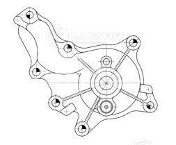 Насос водяной для автомобилей Toyota Camry (11-) 2.0i [6AR]