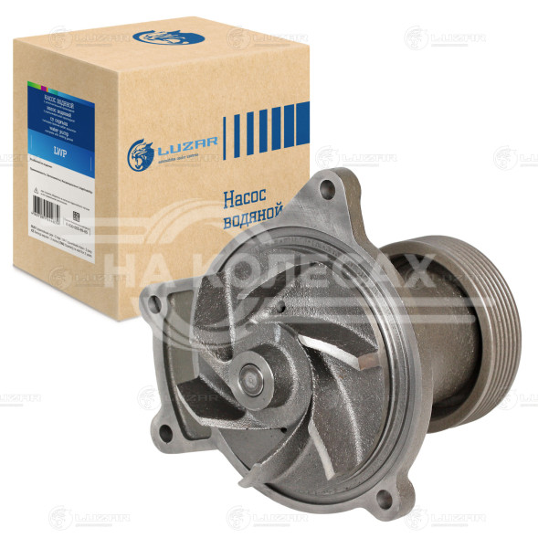 Насос водяной для автомобилей КАМАЗ 740.63 (шкив 100мм, 6PK)