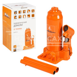 Домкрат бутылочный 4т 195-380мм, сумка