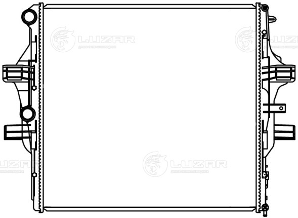 Радиатор охлаждения для автомобилей Iveco Daily V (11-)/Daily VI (14-) (35C,S/40C/50C/65C/70C) M/A