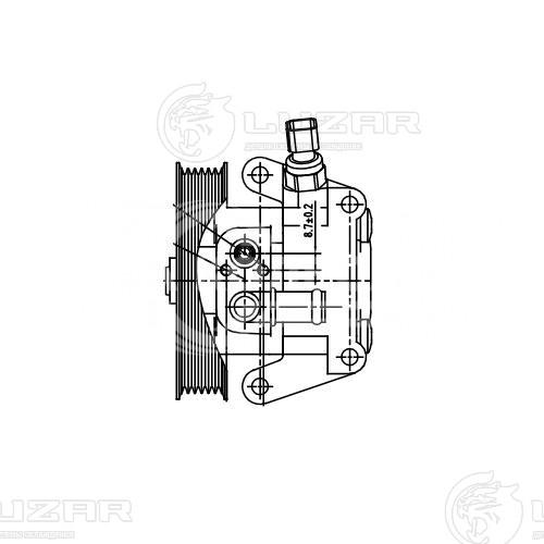 Насос ГУР для автомобилей Ford Focus III (11-) 1.6i