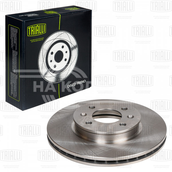Диск тормозной передний для автомобилей Hyundai Accent III (05-) / Verna (06-) / Kia Rio II (05-)