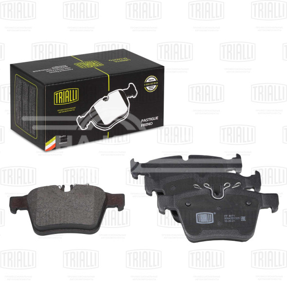Колодки тормозные для автомобилей Mercedes C (W205) (14-) дисковые задние