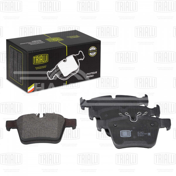 Колодки тормозные для автомобилей Mercedes C (W205) (14-) дисковые задние