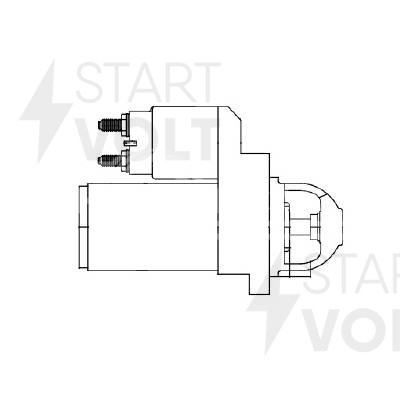 Стартер для автомобилей ГАЗ ГАЗель Next (13-) с дв. Cummins ISF 2.8D 6MT 2,5кВт