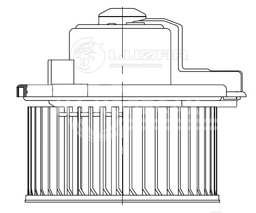 Электровентилятор отопителя для автомобилей Mercedes-Benz ML (W163) (97-)
