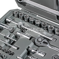 Набор инструментов универсальный 82пр. (головки 1/2&quot;, 1/4&quot;) кейс