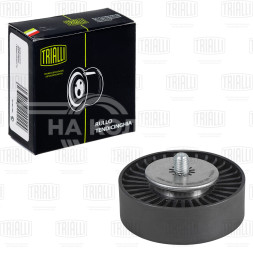 Ролик приводного ремня для автомобилей УАЗ Патриот (2016-) (ЗМЗ 409) / BMW 5 E60 (03-)/X5 E70 (06-) 2.5i/3.0i [N52; N53] (опорный) (под ремень 6PK)