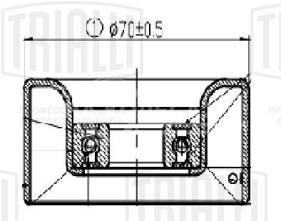 Ролик приводного ремня для автомобилей Toyota LC Prado (02-)/Fortuner (04-) 2.7i (только ролик натяж.)