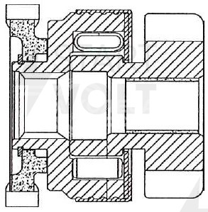 Привод стартера (бендикс) для автомобилей Ford Transit (94-) 2.5D