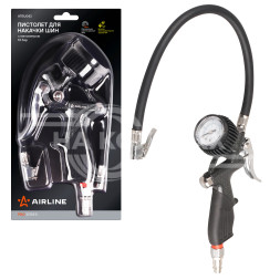 Пистолет для накачки шин 10 АТМ PRO с манометром