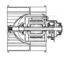 Электровентилятор отопителя для автомобилей 2108-99, 2110-15 (линейка Стандарт)