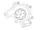 Насос водяной для автомобилей Mazda 323 (98-)/626 (94-) 1.8i/2.0i [FP; FS]