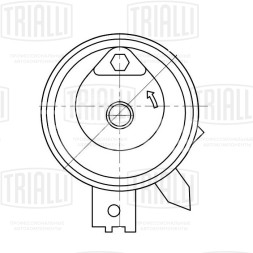 Ролик ГРМ для автомобилей Renault Megane (02-) 1.5d (натяж.) (CM 6130)
