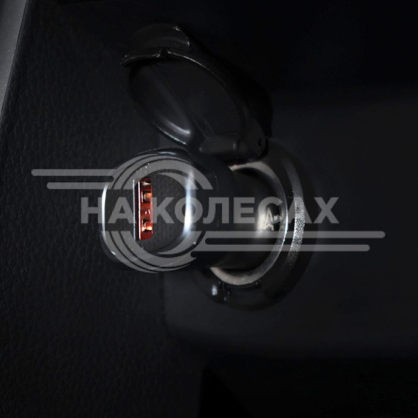 Адаптер автомобильный 1хUSB QC 3.0 12/24В