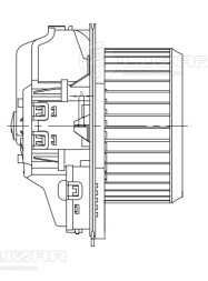 Электровентилятор отопителя для автомобилей VW Touareg II (10-)