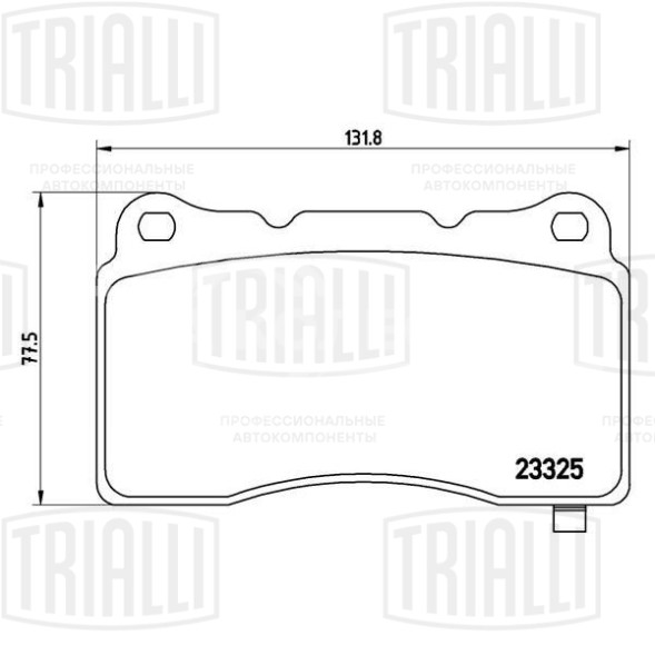 Колодки тормозные для автомобилей Mitsubishi Lancer Evo (98-) дисковые передние